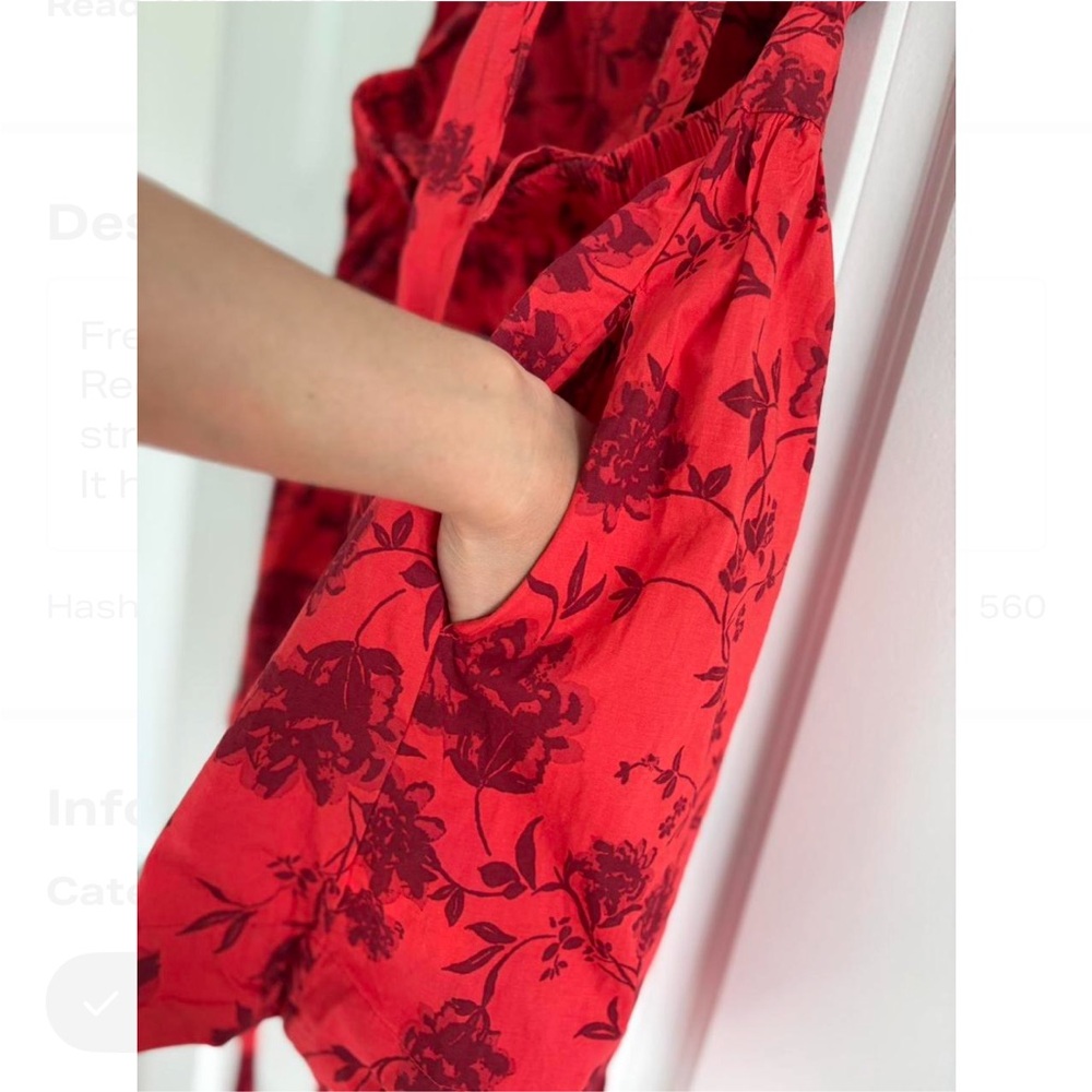 Free People - Meet Me in Maui Red size S - Picture 3 of 8